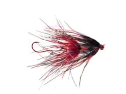 Stu's Barred Ostrich Intruder By Aqua Flies -Fishpond Store 12018barredostrichintruder redblk