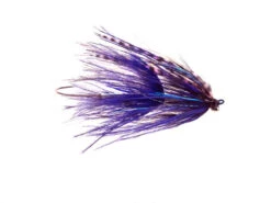 Stu's Barred Ostrich Intruder By Aqua Flies -Fishpond Store 12019barredostrichintruderblkpurp
