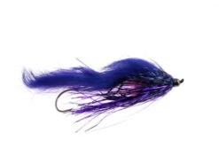 Hartwick's Tungsten Cyclops Leech By Aqua Flies -Fishpond Store 14131hartwicktungstencyclopsleechblkpurp