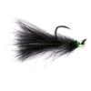 CDC Jig Streamer Black By Fulling Mill// Barbless Hook -Fishpond Store 90600