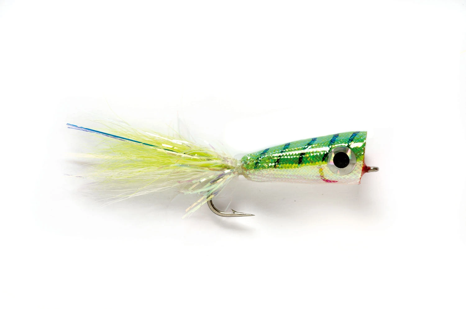Mylar Popper By Fulling Mill // Saltwater Popper 2/0 3 Mylar Popper By Fulling Mill // Saltwater Popper 2/0