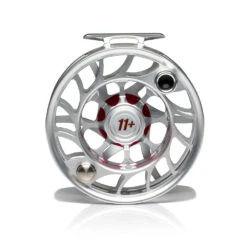 Hatch Iconic Fly Reel // 11 Plus -Fishpond Store Iconic11PlusReel ClearRed LargeArbor Back