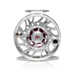 Hatch Iconic Fly Reel // 11 Plus -Fishpond Store Iconic11PlusReel ClearRed MidArbor Back