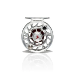 Hatch Iconic Fly Reel // 3 Plus -Fishpond Store Iconic3PlusReel ClearRed LargeArbor Back