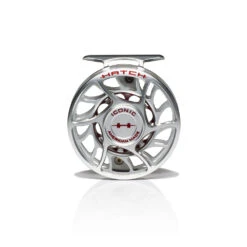 Hatch Iconic Fly Reel // 4 Plus -Fishpond Store Iconic4PlusReel ClearRed LargeArbor Front