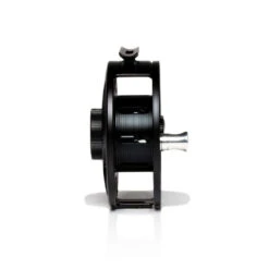 Hatch Iconic Fly Reel // 7 Plus -Fishpond Store Iconic7PlusReel BlackSilver MidArbor Side