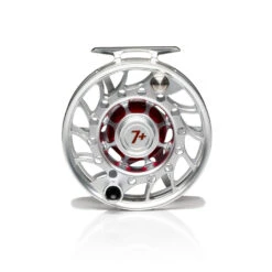 Hatch Iconic Fly Reel // 7 Plus -Fishpond Store Iconic7PlusReel ClearRed MidArbor Back