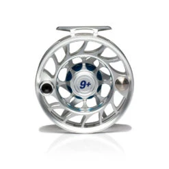 Hatch Iconic Fly Reel // 9 Plus -Fishpond Store Iconic9PlusReel ClearBlue LargeArbor Back