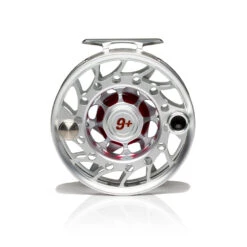 Hatch Iconic Fly Reel // 9 Plus -Fishpond Store Iconic9PlusReel ClearRed MidArbor Back