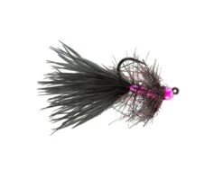 RIO's Gold Jigger // Tungsten Jig Micro Streamer -Fishpond Store goldjiggerhotblack